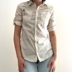 G-Star beige Button Down shirt  -XS